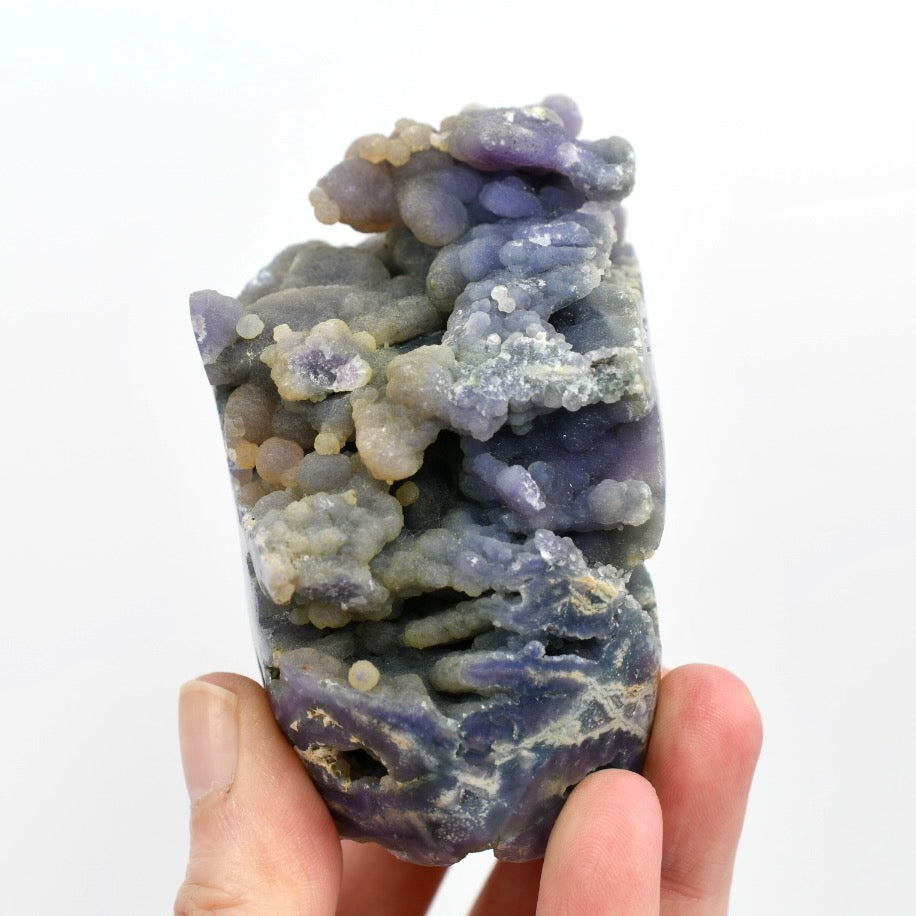 Grape Agate Crystal Tower