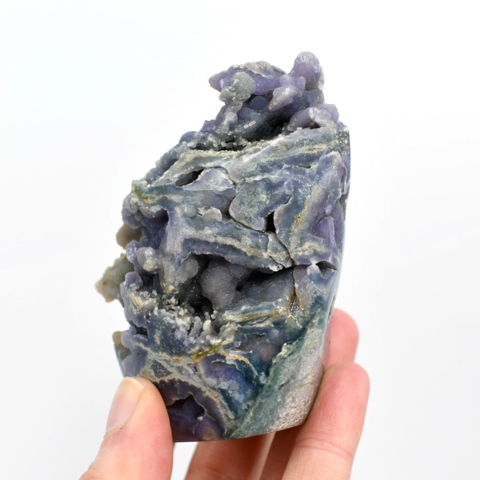Grape Agate Crystal Tower