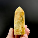 Blue Opalized Petrified Wood Tower, Blue Opal Wood