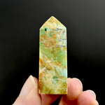 Blue Opalized Petrified Wood Tower, Blue Opal Wood