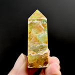 Blue Opalized Petrified Wood Tower, Blue Opal Wood