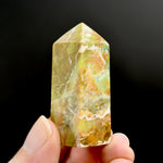Blue Opalized Petrified Wood Tower, Blue Opal Wood