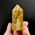 Blue Opalized Petrified Wood Tower, Blue Opal Wood