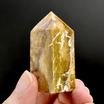 Blue Opalized Petrified Wood Tower, Blue Opal Wood