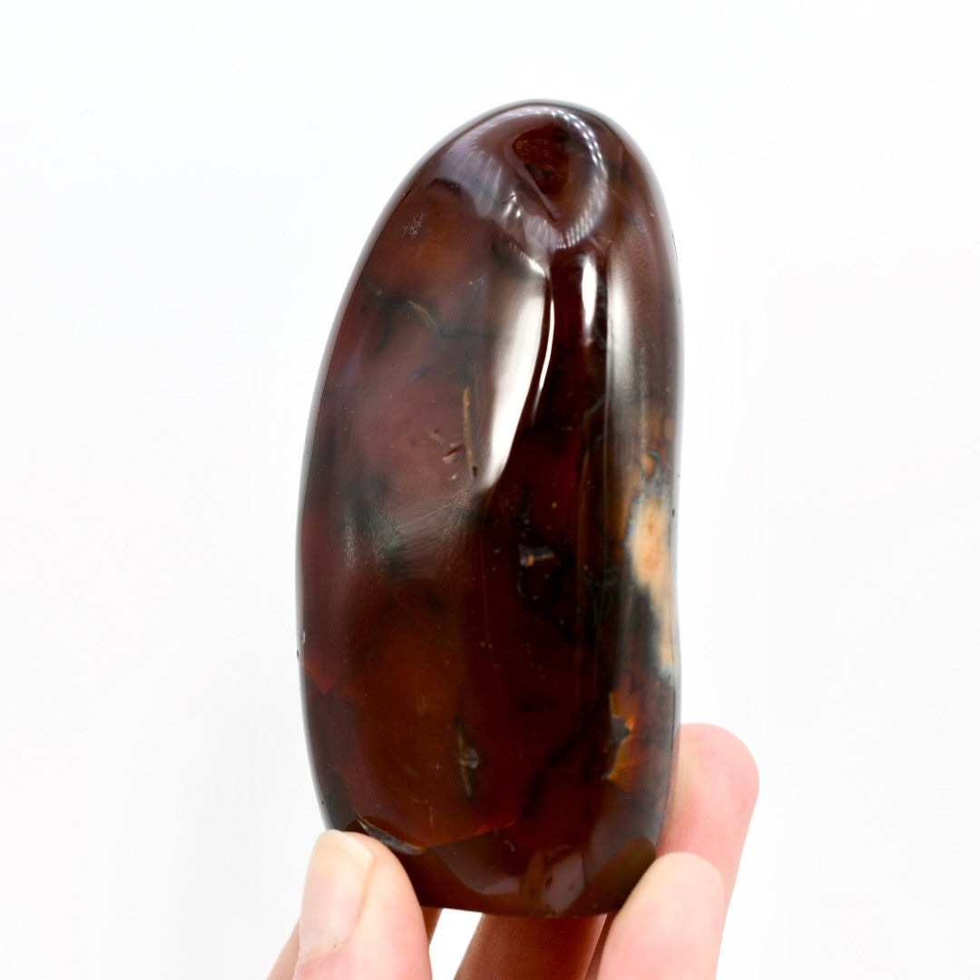 Red Carnelian Agate Crystal Freeform