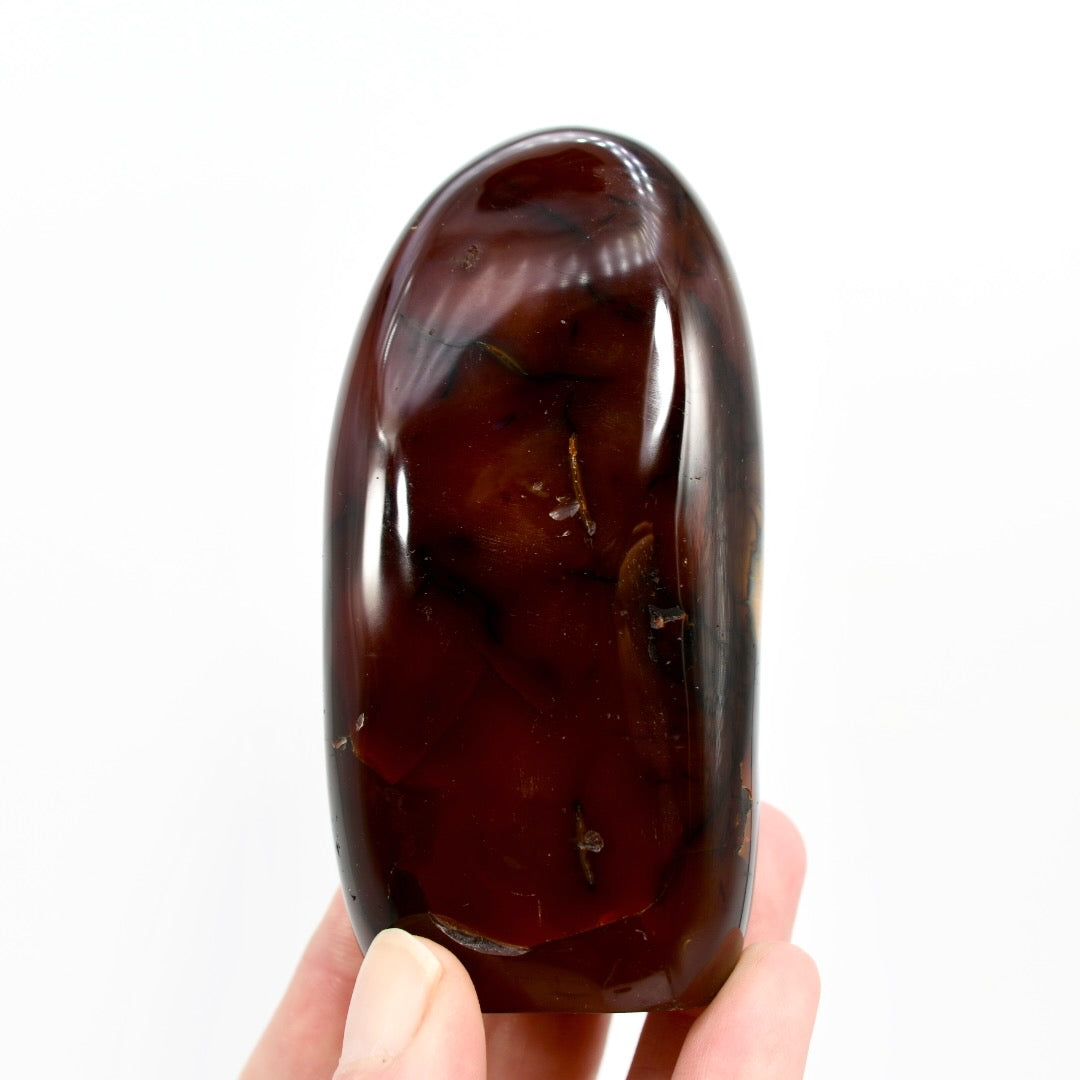 Red Carnelian Agate Crystal Freeform