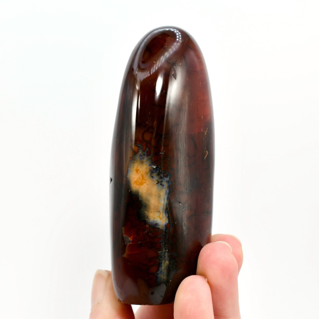 Red Carnelian Agate Crystal Freeform