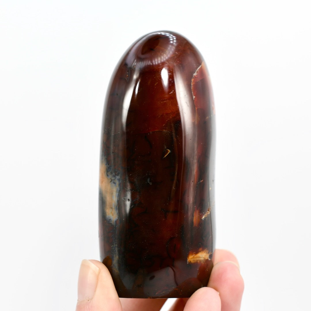 Red Carnelian Agate Crystal Freeform