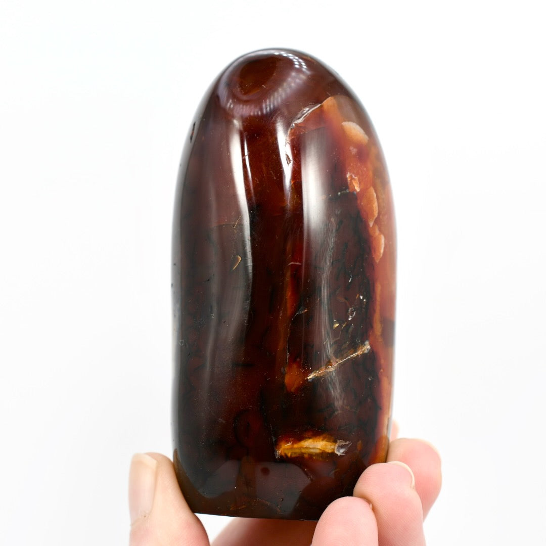 Red Carnelian Agate Crystal Freeform
