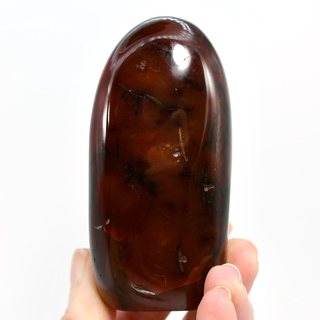 Red Carnelian Agate Crystal Freeform