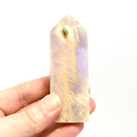 AAA Flashy Rainbow Moonstone Sunstone Crystal Tower