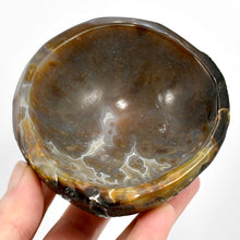 Load image into Gallery viewer, Natural Agate Carved Crystal Freeform Bowl
