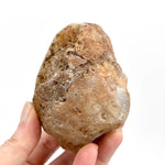 Amethyst Quartz Crystal Semi Polished Geode Nodule