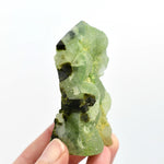 Botryoidal Prehnite Epidote Crystal Tower