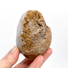 Load image into Gallery viewer, Amethyst Quartz Crystal Semi Polished Geode Nodule
