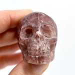 Strawberry Quartz Carved Crystal Skull
