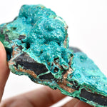 Raw Silica Chrysocolla x Malachite Crystal