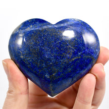Load image into Gallery viewer, Lapis Lazuli Crystal Heart Shaped Palm Stone
