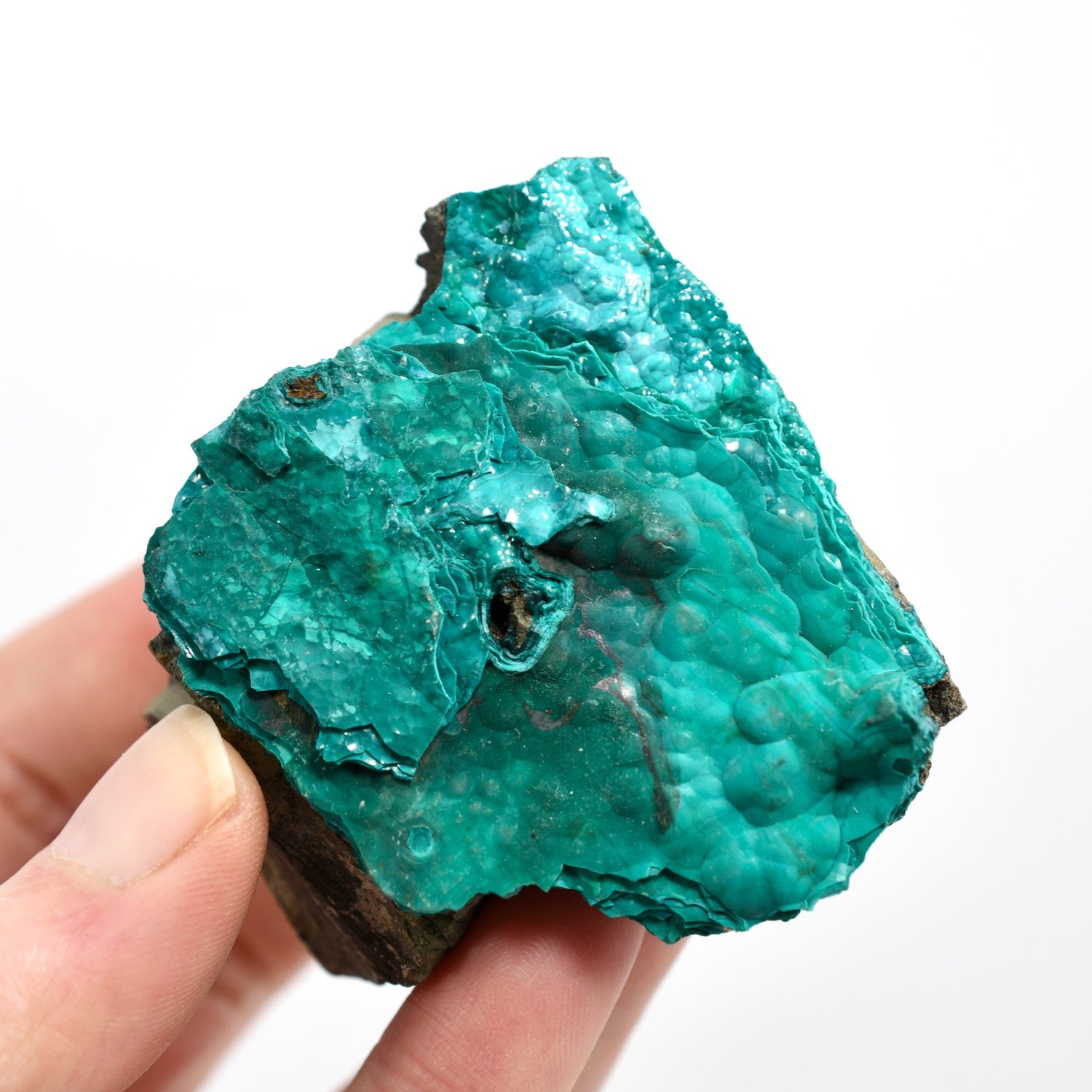 Raw Silica Chrysocolla x Malachite Crystal