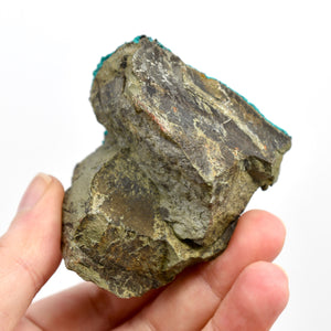 Raw Silica Chrysocolla x Malachite Crystal