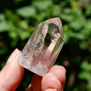 Dow Channeler Pink Lithium Quartz Crystal Tower, Brazil