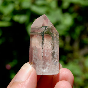 Dow Channeler Pink Lithium Quartz Crystal Tower, Brazil