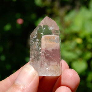 Dow Channeler Pink Lithium Quartz Crystal Tower, Brazil