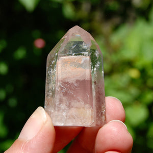 Dow Channeler Pink Lithium Quartz Crystal Tower, Brazil