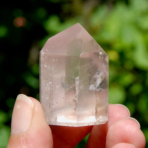 Dow Channeler Pink Lithium Quartz Crystal Tower, Brazil