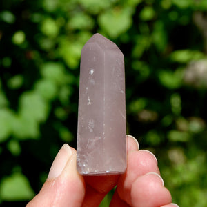 Purple Pink Lithium Quartz Crystal Tower, Brazil