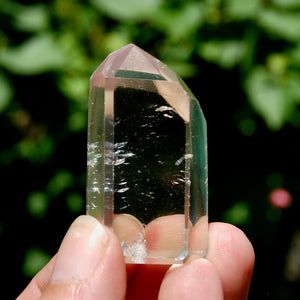 Pink Lithium Quartz Crystal Tower, Brazil