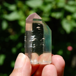 Pink Lithium Quartz Crystal Tower, Brazil