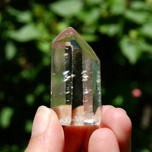 Pink Lithium Quartz Crystal Tower, Brazil