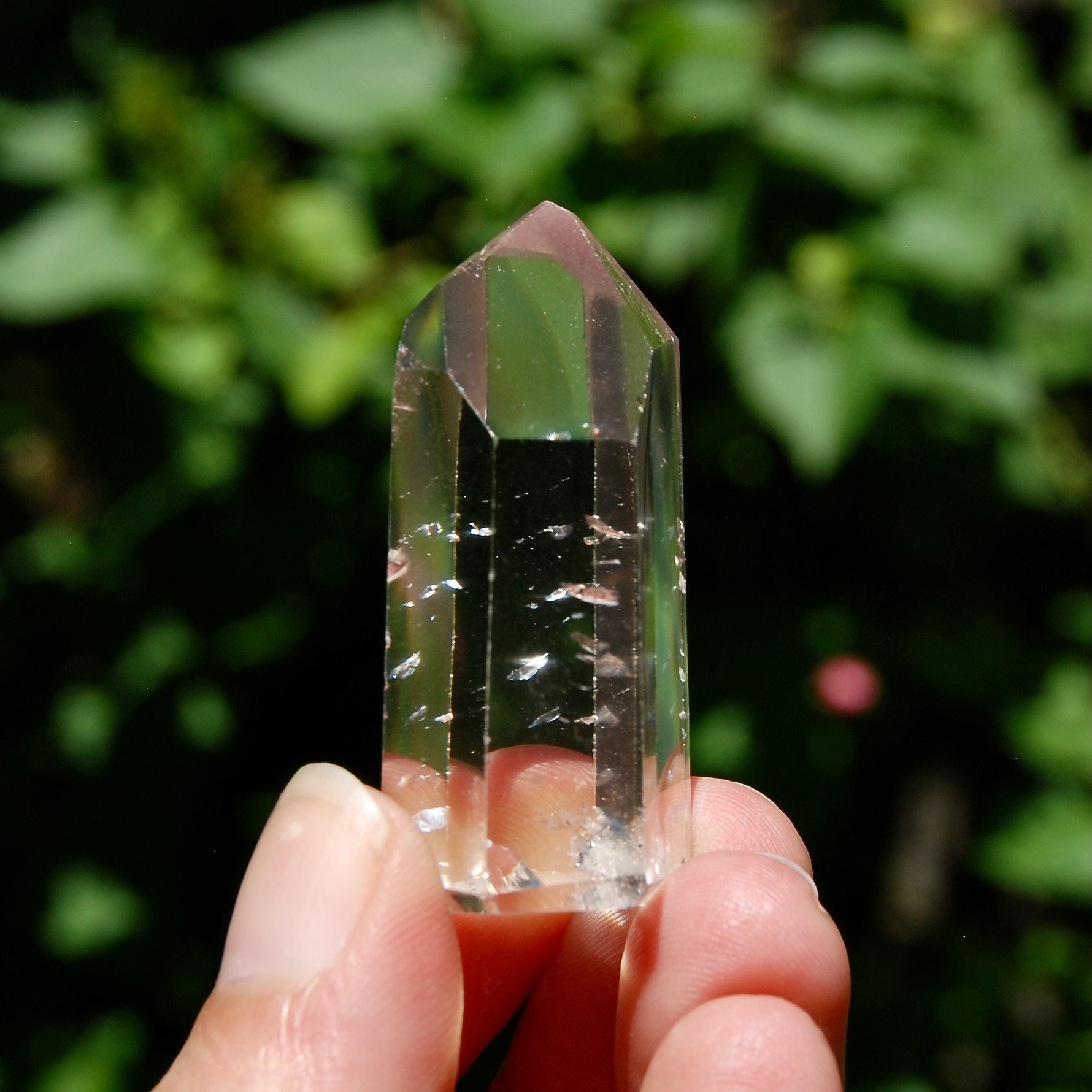 Pink Lithium Quartz Crystal Tower, Brazil