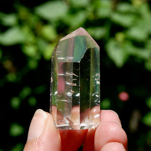 Pink Lithium Quartz Crystal Tower, Brazil