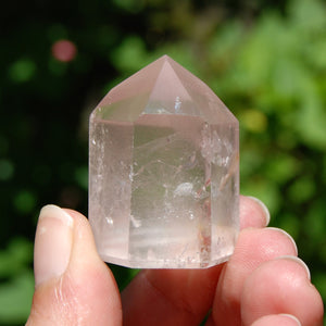 Dow Channeler Pink Lithium Quartz Crystal Tower, Brazil