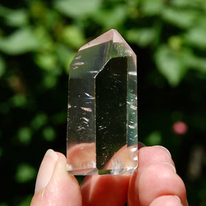 Pink Lithium Quartz Crystal Tower, Brazil