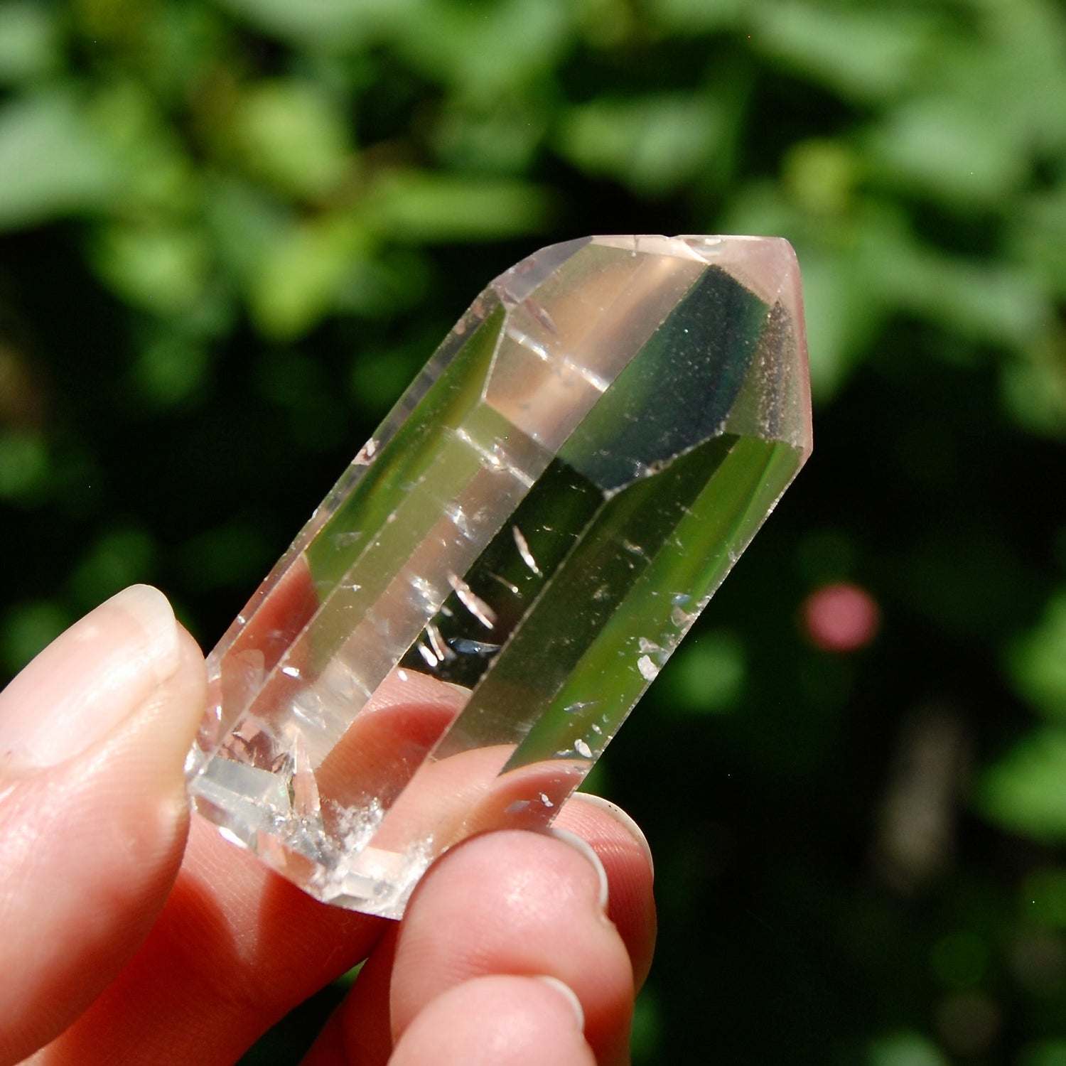 Pink Lithium Quartz Crystal Tower, Brazil