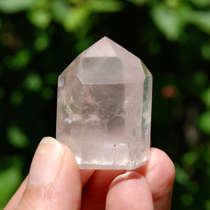 Dow Channeler Pink Lithium Quartz Crystal Tower, Brazil