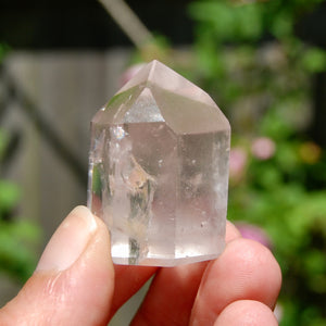 Dow Channeler Pink Lithium Quartz Crystal Tower, Brazil