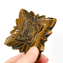 Load image into Gallery viewer, Tiger&#39;s Eye Carved Crystal Flower

