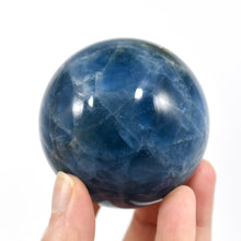 Load image into Gallery viewer, Blue Fluorite Crystal Sphere Large
