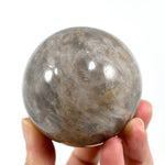 Blue Rose Quartz Golden Healer Crystal Sphere