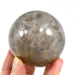 Blue Rose Quartz Golden Healer Crystal Sphere