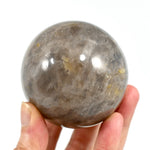 Blue Rose Quartz Golden Healer Crystal Sphere