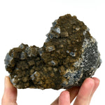 Blue Fluorite Crystal Cluster, Raw Blue Cubic Fluorite 