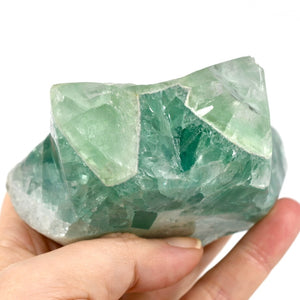 Green Fluorite Crystal Star Shaped Bowl