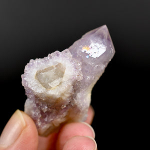Isis Face Trigonic Record Keeper Amethyst Spirit Quartz Crystal Cluster