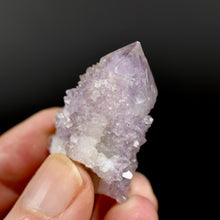 Load image into Gallery viewer, Trigonic Record Keeper Isis Face Amethyst Spirit Quartz Crystal
