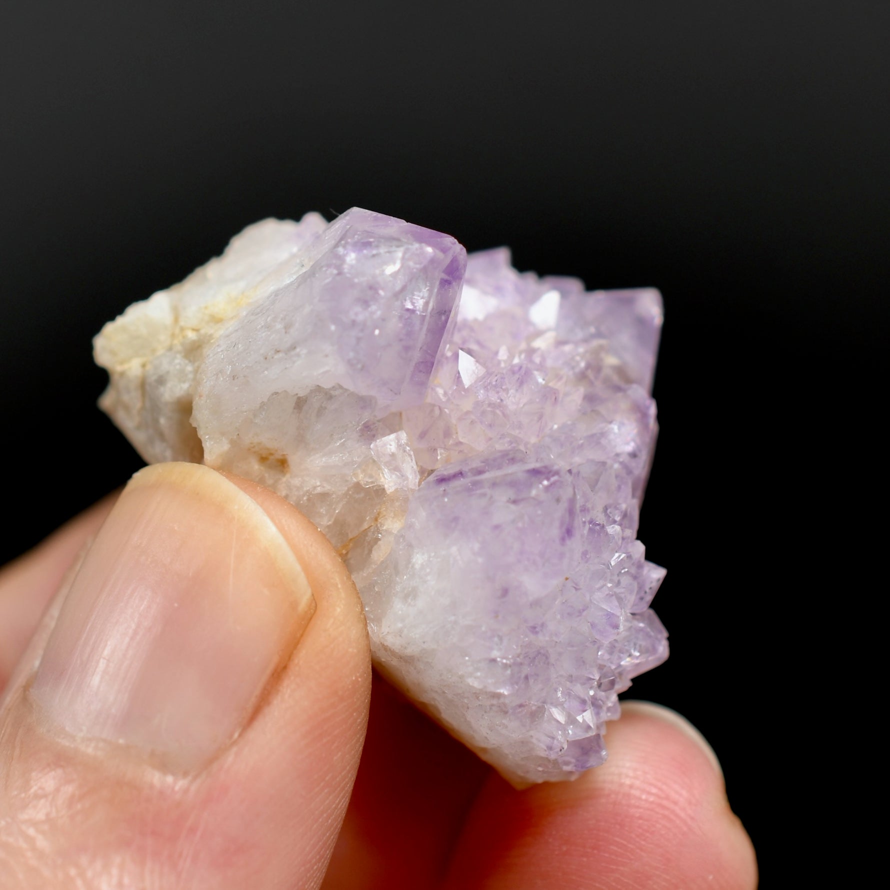 Tantric Twin Amethyst Spirit Quartz Crystal Cluster